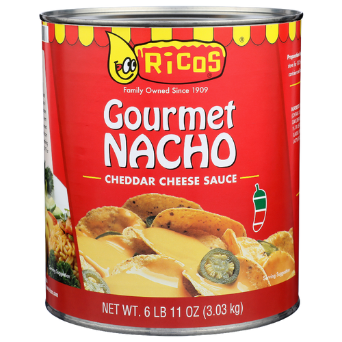 Ricos Gourmet Nacho Cheddar Cheese Sauce - 6 Pound
