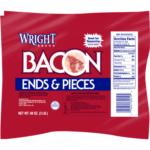 Wright Bacon Ends And Pieces - 48 Ounce Image 1 of 4