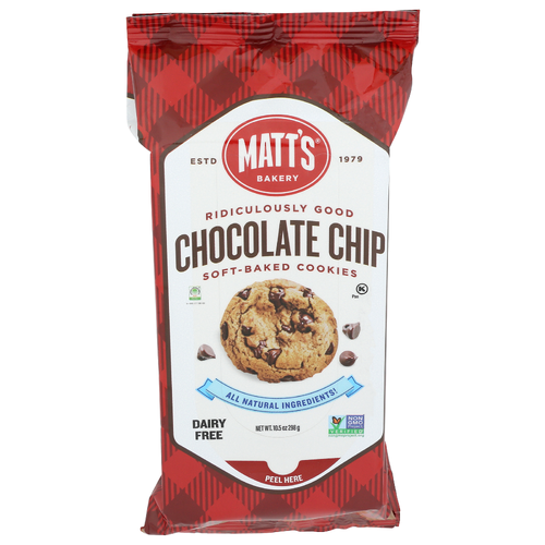 MATT's Bakery Chocolate Chip Soft Baked Cookies Cookie - 10.5 Ounce