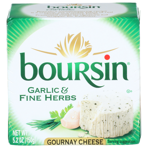 Boursin Gournay Cheese Garlic & Fine Herbs - 5.2 Ounce