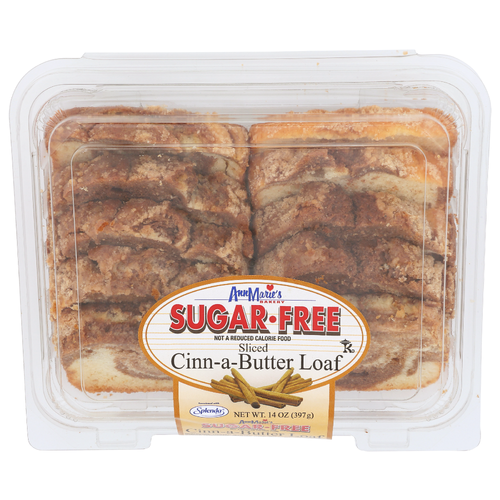 Ann Marie's Bakery Cinnamon Swirl Sugar Free Sliced Cinna-A-Butter Loaf - 14 Ounce