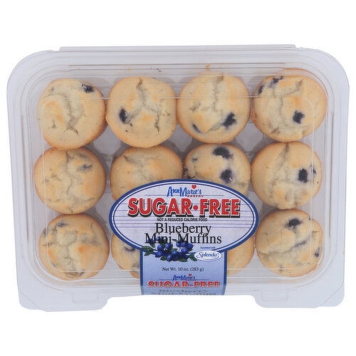 Ann Marie's Bakery Sugar Free Blueberry Mini Muffins - 10 Ounce