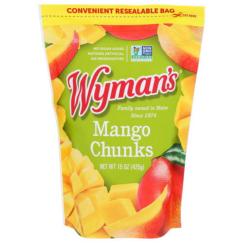Wyman's Frozen Fruit Mango Chunks - 15 Ounce