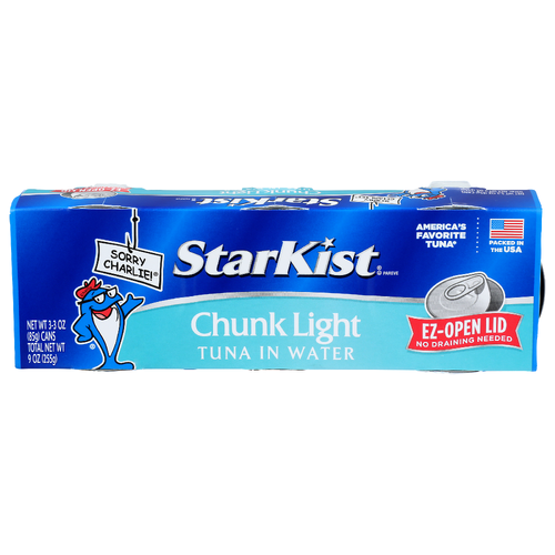Starkist Chunk Light Tuna In Water - 3 Ounce - 3 Count