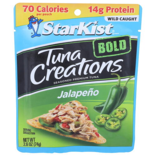 Starkist Tuna Creations Jalapeño Bold Seasoned Premium - 2.6 Ounce