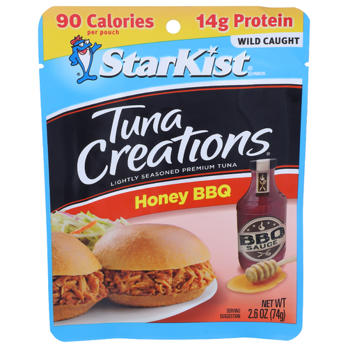 Starkist Tuna Creations Honey BBQ Lightly Seasoned Premium - 2.6 Ounce