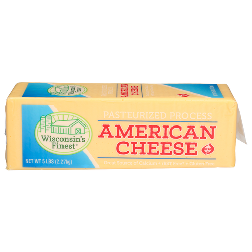 Wisconsin's Finest American Cheese - 5 Pound
