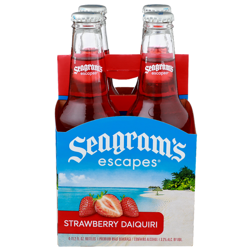 Seagram's Escapes Strawberry Daiquiri Premium Malt Beverage - 11.2 Fluid Ounce - 4 Count