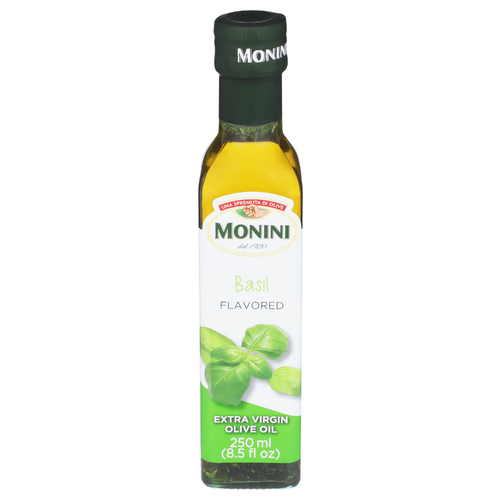 Monini Basil Flavored Evoo Oil Extra Virgin Olive - 250 ml