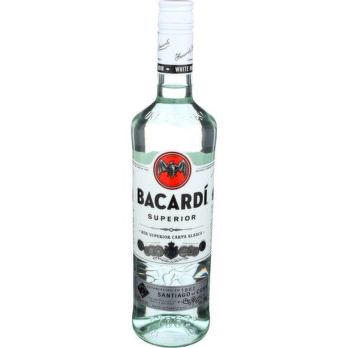 Bacardi White Rum - 750 ml
