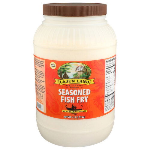Cajun Land Seasoned Fish Fry - 6 Pound
