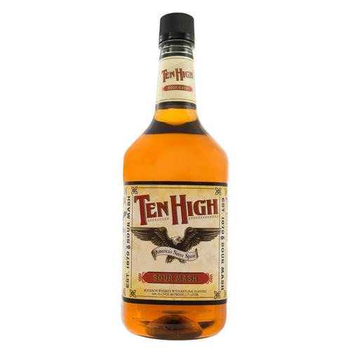 Ten High Bourbon Whiskey 80 Proof - 1.75 Liter