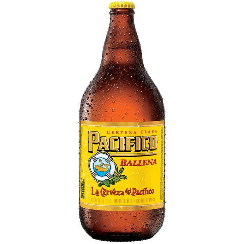Pacifico Clara Mexican Lager Import Beer, Single Beer Bottle, 4.4% Abv - 32 Fluid Ounce