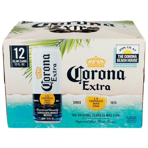 Modelo The Original Cerveza Mas Fina Corona Extra - 12 Fluid Ounce - 12 Count
