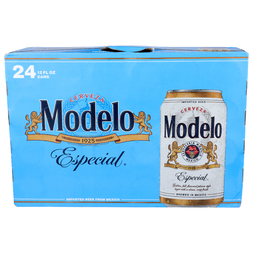 Modelo Especial Beer - 12 Fluid Ounce - 24 Count