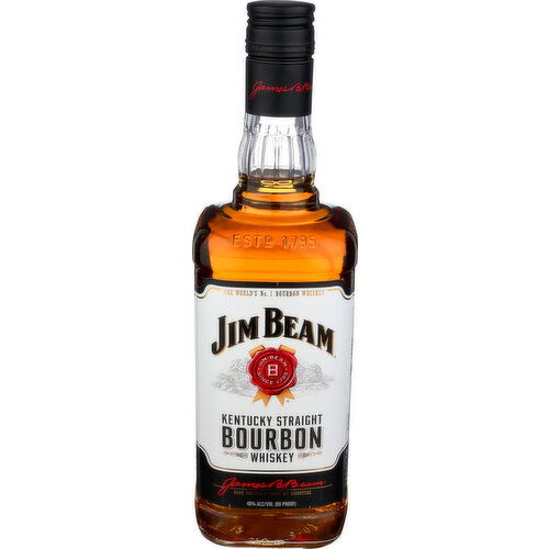 Jim Beam Bourbon Whiskey - 9.375 ml - 80 Count