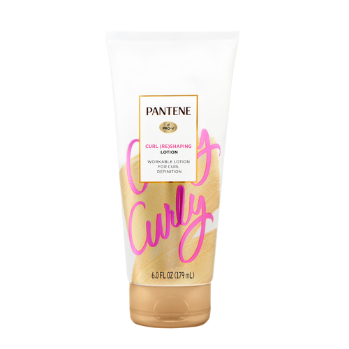 Pantene Curl Reshaping Lotion, Moisturizing For Curly Hair, Hydrates And Defines Curls With Pro-Vitamin B5 - 6 Ounce