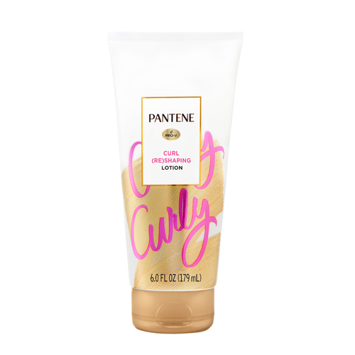 Pantene Curl Re Shaping Lotion, Moisturizing For Curly Hair, Hydrates And Defines Curls With Pro-Vitamin B5 - 6 Ounce Image 1 of 2