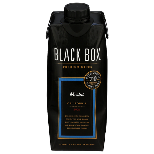 Black Box Merlot California - 166.667 ml - 3 Count