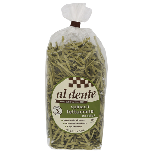 Al Dente Spinach Fettuccine - 12 Ounce