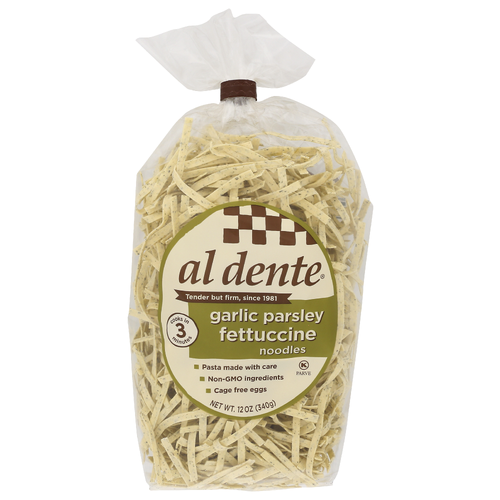 Al Dente Garlic Parsley Fettuccine - 12 Ounce