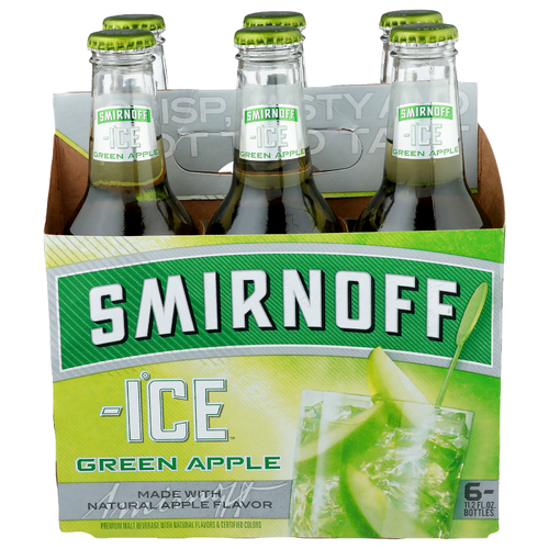 Smirnoff Ice Green Apple - 11.2 Fluid Ounce - 6 Count