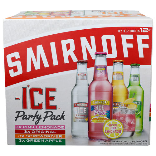 Smirnoff Ice Party Pack - 11.2 Fluid Ounce - 12 Count