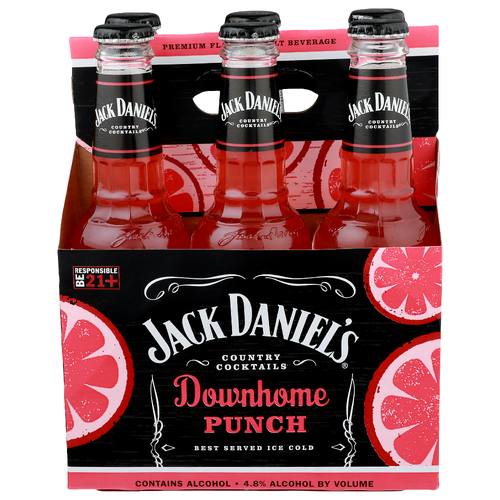 Jack Daniel's Downhome Punch Country Cocktails - 10 Fluid Ounce - 6 Count