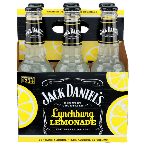 Jack Daniel's Country Cocktails Lynchburg Lemonade - 10 Fluid Ounce - 6 Count