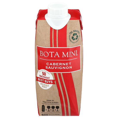 Bota Mini Cabernet Sauvignon Wine - 500 ml