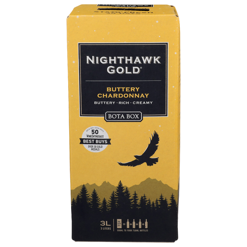 Nighthawk Gold Bota Box Buttery Chardonnay - 3 Liter