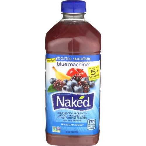 NAKED Smoothie Blue Machine - 46 Fluid Ounce
