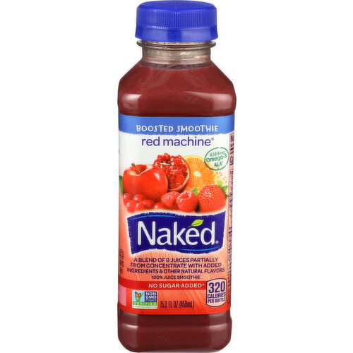 NAKED Boosted Smoothie Red Machine - 15.2 Fluid Ounce