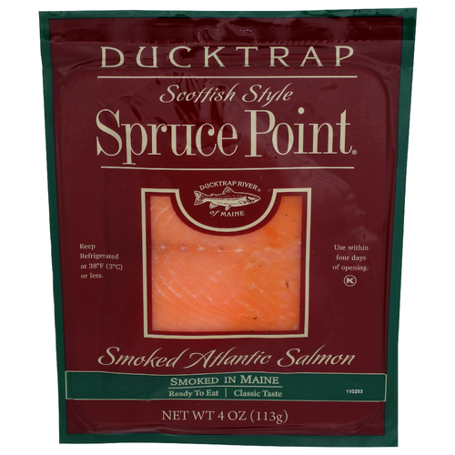 Ducktrap River Of Maine Traditional Smoked Atlantic Salmon - 4 Ounce Image 1 of 2