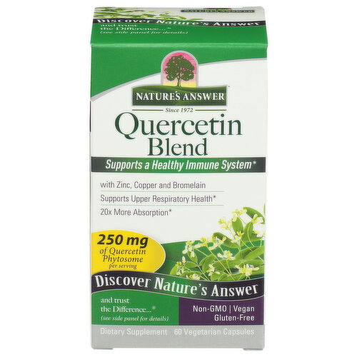 Natures Answer Natural Flavor Quercetin Blend Immune - 60 Count