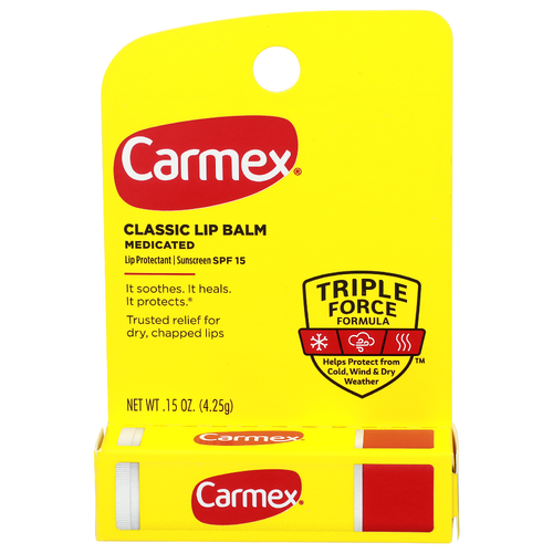 Carmex Medicated Classic Lip Balm - 0.15 Ounce