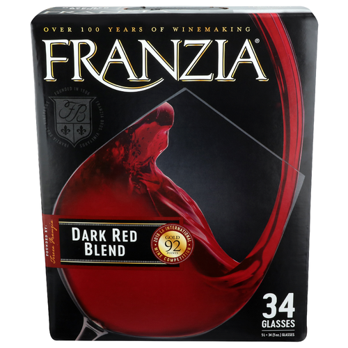 Franzia Dark Red Blend Wine - 0.147 Liter - 34 Count