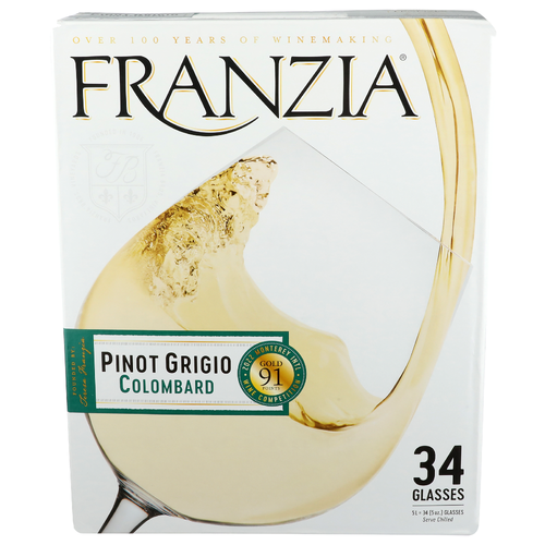 Franzia Pinot Grigio Colombard - 0.147 Ounce - 34 Count