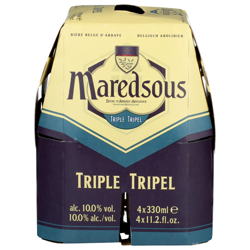 Maredsous Triple Tradition Benedictine Belgisch Abdijbier - 11.2 Fluid Ounce - 4 Count