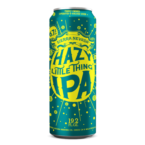 SIERRA NEVADA CHEESE COMPANY Fruity, Hoppy Juicy Hops And Silky Malt Meet In a Hazy Little Thing With Fruit-Forward Flavor, Modest Bitterness, Smooth Finish Ipa Craft Beer Can - 19.2 Fluid Ounce