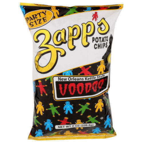 Zapp's New Orleans Kettle Style Voodoo Potato Chips - 8 Ounce