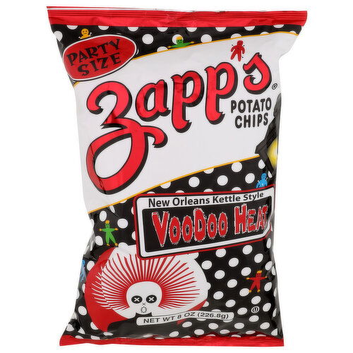 Zapp's Voodoo Heat Potato Chips - 8 Ounce