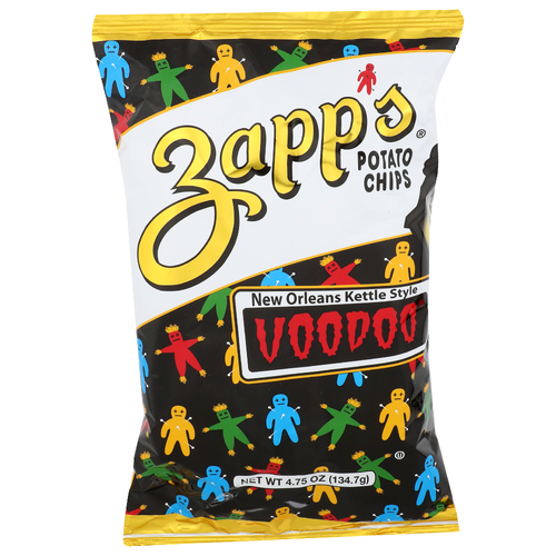 Zapp's Voodoo New Orleans Kettle Style Potato Chips - 4.75 Ounce