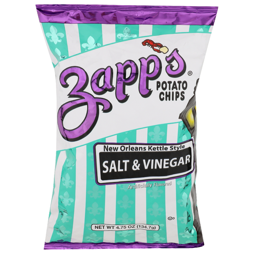 GAPP's Salt & Vinegar New Orleans Kettle Style Potato Chips - 4.75 Ounce Image 1 of 4