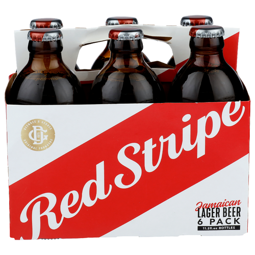 Red Stripe Jamaican Lager Beer - 11.2 Fluid Ounce - 6 Count