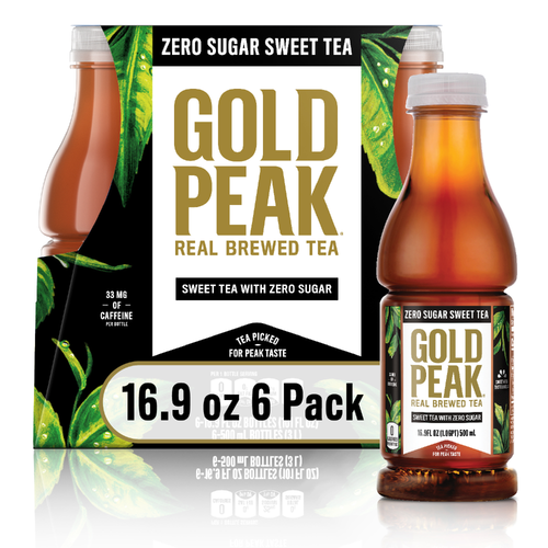 Gold Peak Zero Sugar Sweet Tea Bottles - 101.4 Fluid Ounce Image 1 of 4