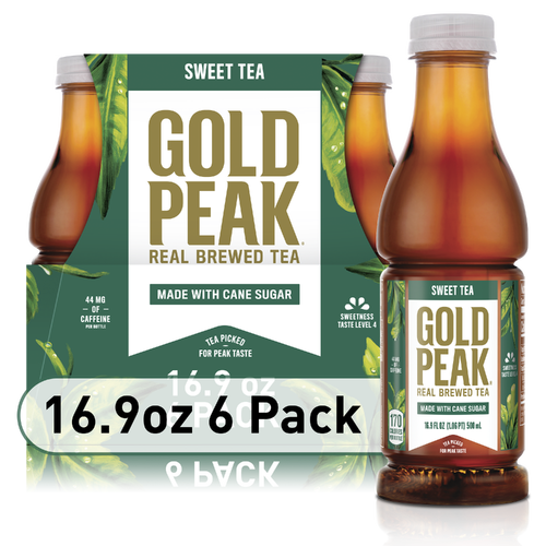Gold Peak Sweetened Black Tea Bottles - 101.4 Fluid Ounce Image 1 of 4