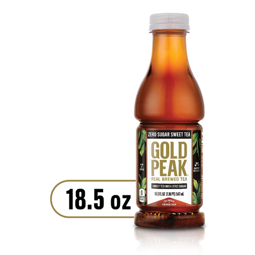 Gold Peak Zero Sugar Sweet Tea Bottle - 18.5 Fluid Ounce