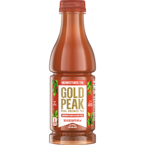 Gold Peak Unsweetened Black Iced Tea Drink - 18.5 Fluid Ounce