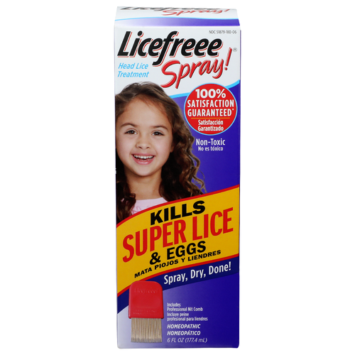 Licefreee Spray! Head Lice Treatment - 6 Fluid Ounce
